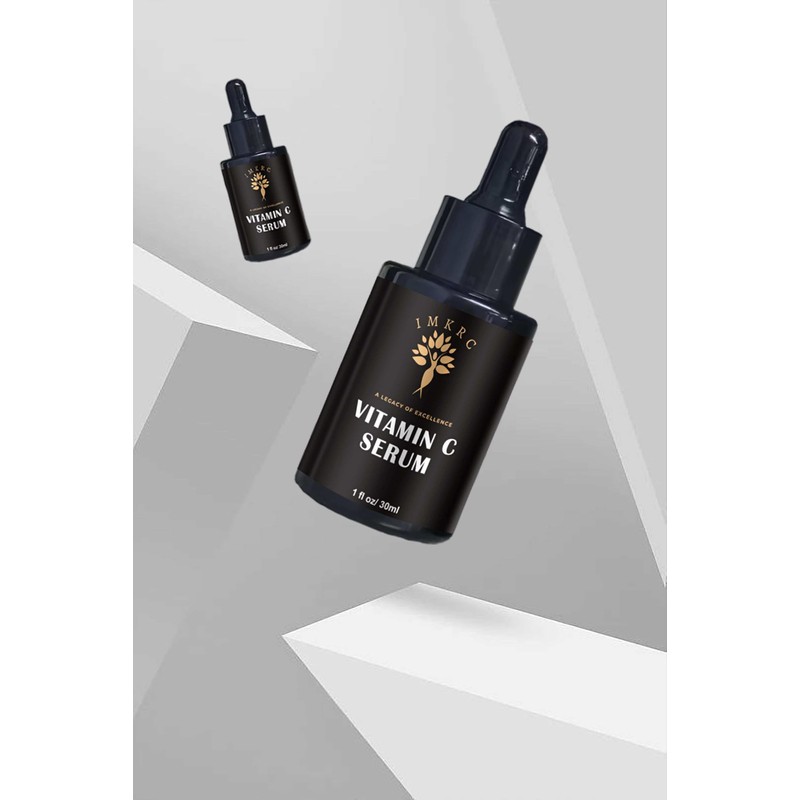 IMKRC Vitamin C Serum, 20% L-Ascorbic Acid, with Hyaluronic Acid,