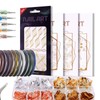 Nail Art Kit Professional Brush Decoration Thread Stamping Sticker Nail
