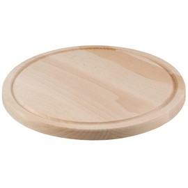 30cm Wooden Chopping Board with Juice Groove - Protects High Quality Blades - Non Slip - Antibacterial Properties
