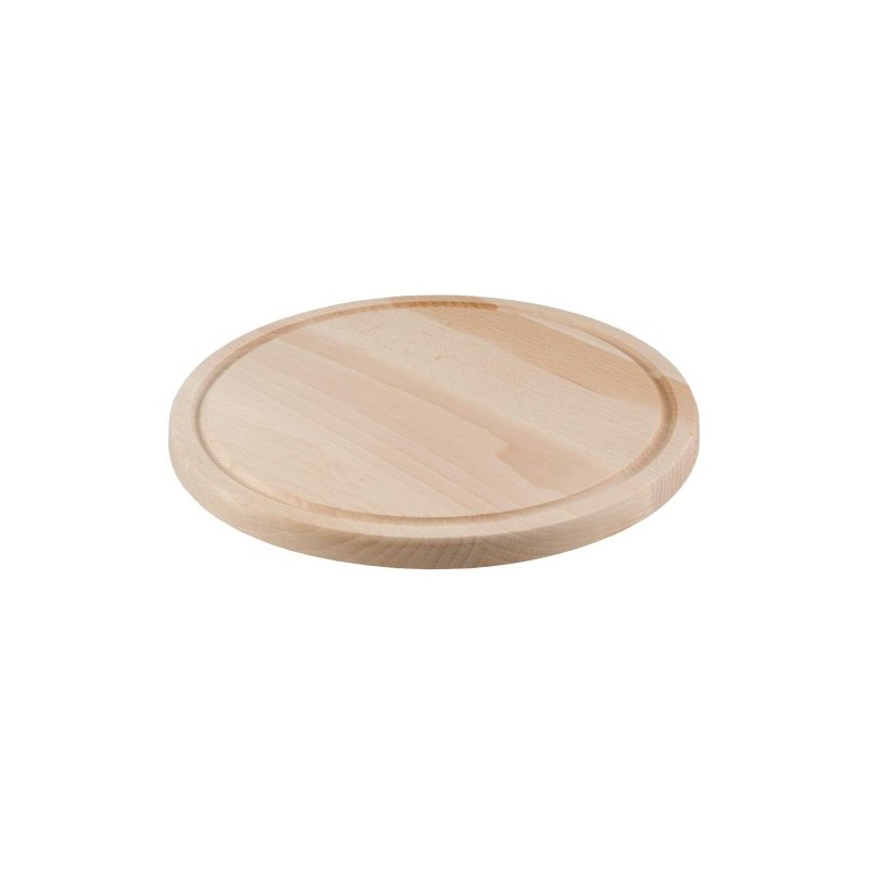 30cm Wooden Chopping Board with Juice Groove - Protects High