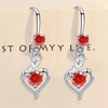 Drop Earrings for Women Girls, Dangle Earrings with Shiny Cubic