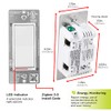 Enbrighten Zigbee - Interruptor de luz inteligente, QuickFit y SimpleWire,