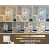 YORKCARE 2 Pack Crystal Pendant Lights, Modern Chrome Finish with