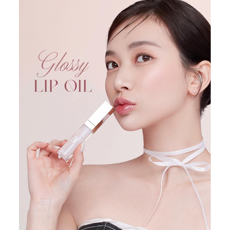 SELVE Glossy Lip Oil (03 Salmon Orange, 7 g)