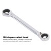 Double Ended Ring Wrench Universal Chrome Vanadium Steel 72 Tooth
