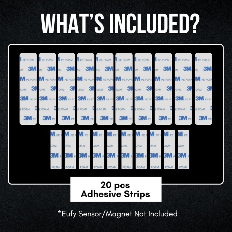 Contact Sensor Adhesive - Compatible with EUFY Sensor | Mounting