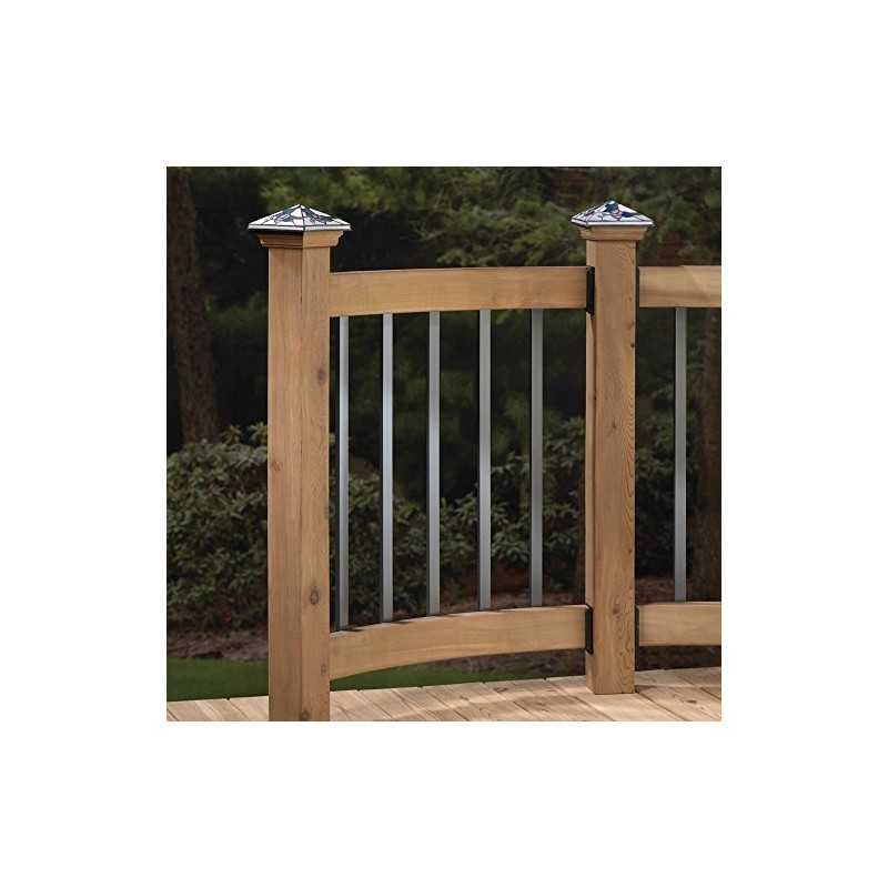 Deckorators 40 Inch Traditional Deck Balusters - Black, Pack of