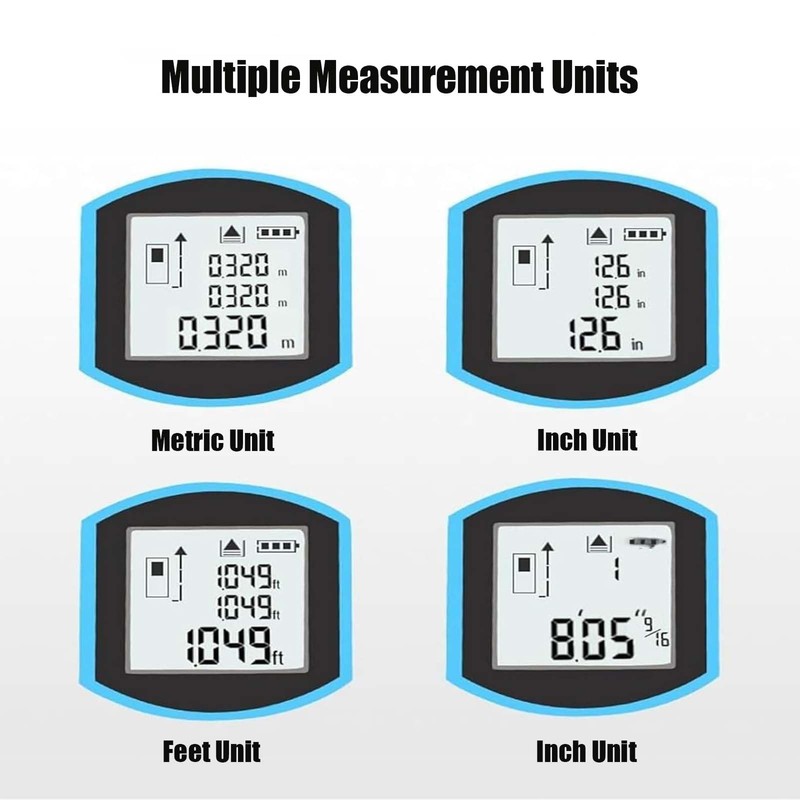 Lizihaowu 2025 The Almighty Ruler 3-in-1 Laser Tape Measure with