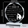 PLIGREAT Thank You Gifts for Dad Meaningful Crystal Christmas Keepsake