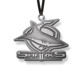 Cronulla Sharks NRL Rugby League Metal Ornament