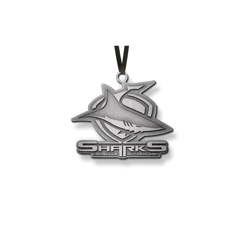 Cronulla Sharks NRL Rugby League Metal Ornament