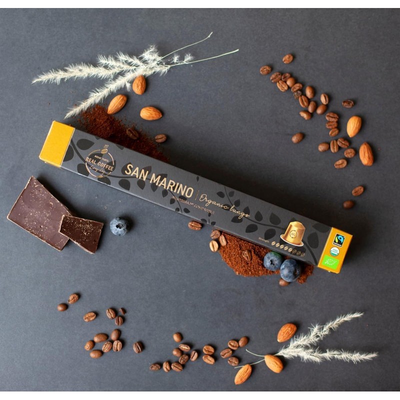 ‘San Marino’ Organic Italian Lungo for Nespresso | 100 Organic