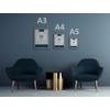 Opus 2 folding frames A5 with 20 mm aluminium profile,