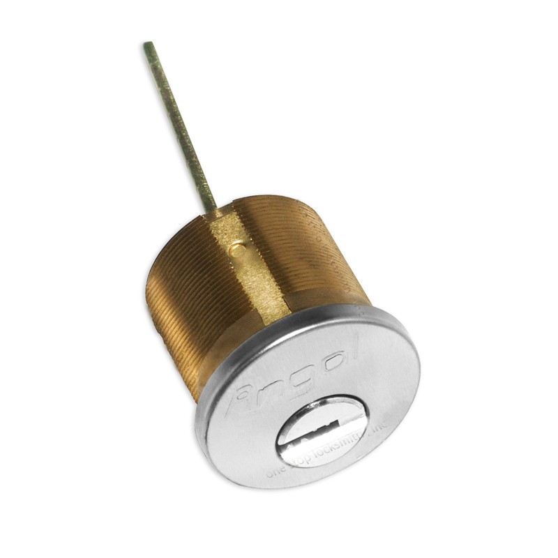 Angal Combo 1-1/8" High Security Cylinder (Silver)