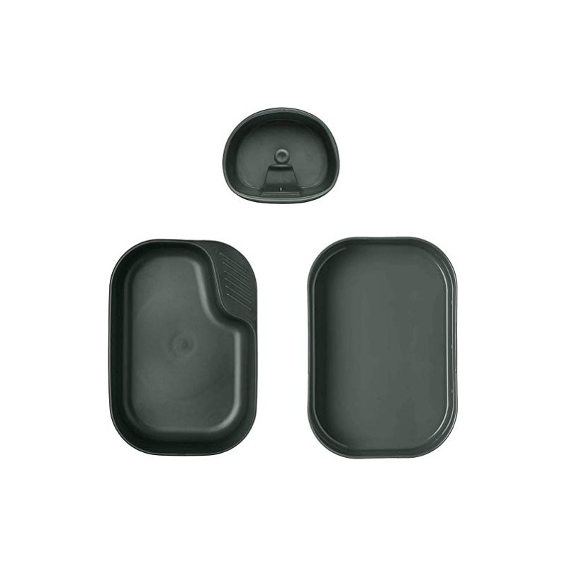 Wildo Camp-A-Box Basic (Lunch Set), olive