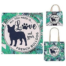 Doggy Style Eco Shopper - Shopping Bag/Shopper Bag/Reusable Shopping Bag/Tote Bag (French Bulldog)