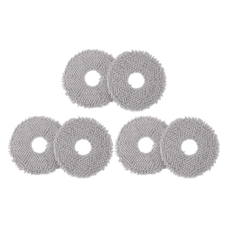 6Pcs Robot Vacuum Cleaner Mop Pads Replacement Robot Vacuum Mopping