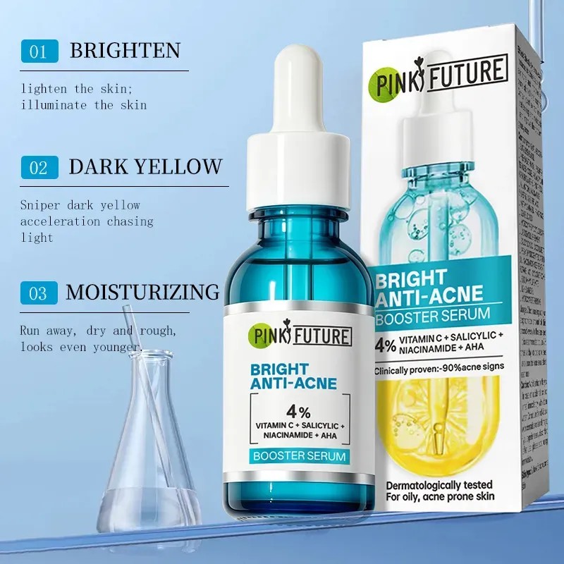 Sérum Para El Tratamiento Del Acné, Iluminador Y Reparador D
