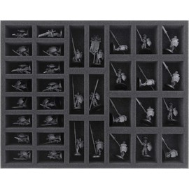 Feldherr FS040A017 Foam Insert Compatible with Ossiarch Bonereapers - 34 Compartments