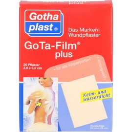 Gota Film plus 3,8x3,8 cm Plaster Pack of 20