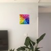 Constantplanet Square Glass Wall Clock Silent - Analog Wall Clock