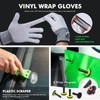 FOSHIO Vinyl Wrap Tool Kits Knife Less Tape 50m (164ft),