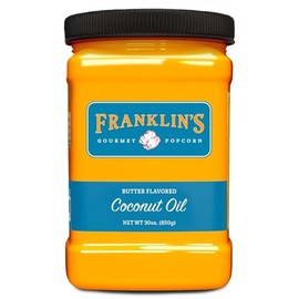 Butter Flavoured Coconut Oil By Franklin's Gourmet Popcorn. 890ml Tub.