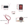 OZXNO 1set Electrical Circuit Experiment Kit Black DIY Physics Electric