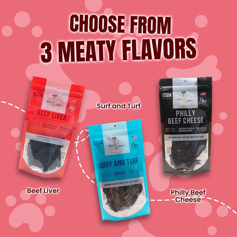 Mika & Sammy's Gourmet Jerky Dog Treats Made in The