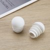 VGOL 50Pcs Plastic Tube Insert Plug Round End Plugs Tube