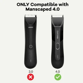 Guards for Manscaped 4.0 - Skin-Safe Trimmer Attachments, Precision Fit Cutting Guides Comb Replacement (4-Pack)