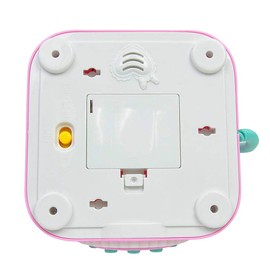 Baoblaze Plastic Electric Telephone Phone Kids Bilingual Toy Gift - Pink Color