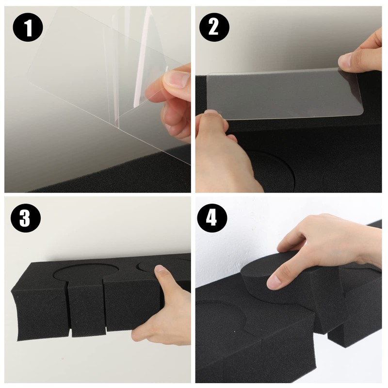Colarr 2 Sets Seamless Paper Roll Storage Clip Photo Backdrop