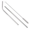 8.5" 2-Piece Stainless-Steel Drinking Straws
