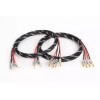 Canare 4S11 HI-FI Bi-Wire Speaker Cable Pair, Braided 2 Pin