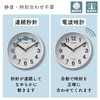 Landex YW9162SV Wall Clock, Radio Controlled, Analog, Mini Plus, Diameter