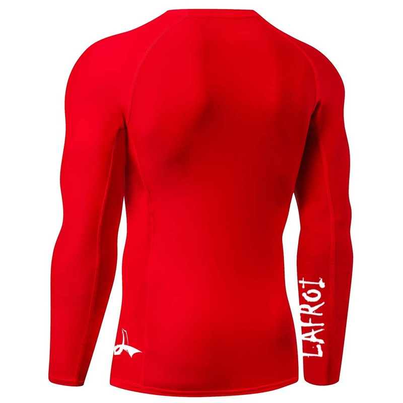 LAFROI Men's Long Sleeve UPF 50+ Baselayer Skins Performance Fit