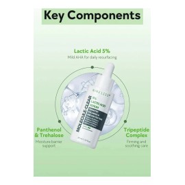 Srum Facial Nineless Molecule-Clear cido Lctico 5 Exfoliante                                                                                          