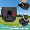 Golf Putter Cover DF3 Mallet Putter Head Cover Magnetic Closure