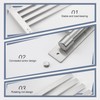 KOKOSIRI Hand Towel Holder Rack Swivel Bathroom Towel Bars Swing