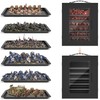 WELIDAYT Miniature Storage Case Wooden Miniature Carrying Case