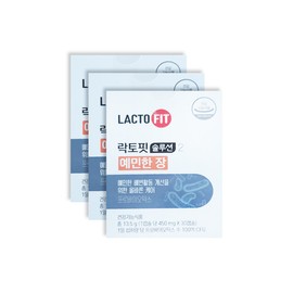 Lactopit Solution 2 Sensitive Intestinal 3 Boxes 3 Month Supply Chong Kun Dang / 락토핏 솔루션2 예민한 장 3박스 3개월분 종근당