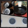 Verplexter 2-Inch Round Open Screen Vent, Mill Finish, 6 Pack