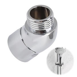 Shower Head Adapter Shower Elbow Showerhead Elbow Swivel G1/2in, Bathroom Accessories for Most Standard Shower Systems, Shower Arm, Shower Head, Hose