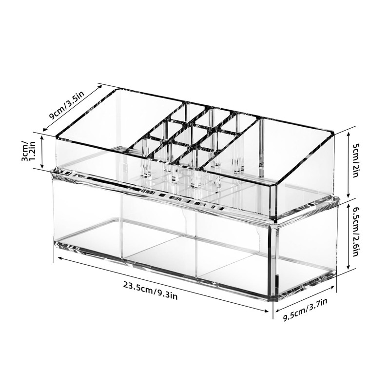 PAVSTINE Double Blanket Cotton Pad Dispenser, Cotton Bud Container, Cotton