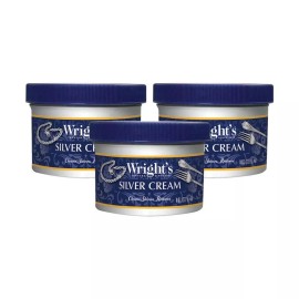 Wright's( Silver Polish Cream 8 Oz (3 Pack) NEW delivers a beautiful shine best)
