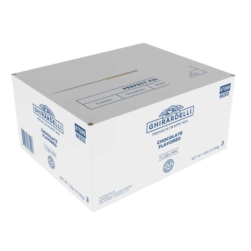 Ghirardelli Chocolate Frappe Classico, Double Chocolate, 10-Pound Box