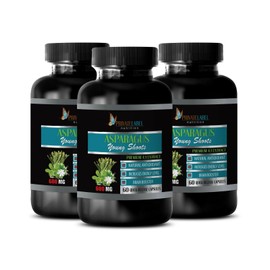 Private Label Nutrition uti treatment - ASPARAGUS YOUNG SHOOTS 600mg - energy pills - 3 Bottles 180 Caps