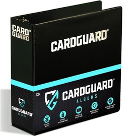CardGuard Premium 3” Trading Card Binder – 100 Side-Loading Pages 9 Pocket Binder - Archival Safe 3-Ring Storage for Pokémon, YuGiOh, MTG, TCG, Game & Sports Cards