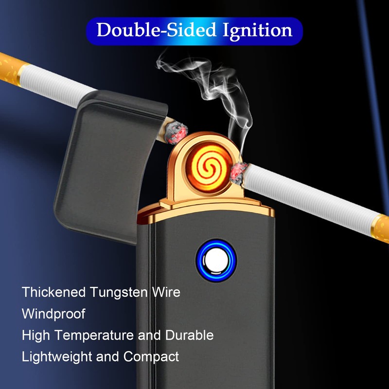 Electronic Lighter, Smart USB Rechargeable Lighter, Cool Electric Lighter Portable